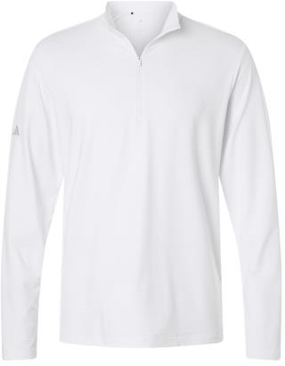 Textured Stripe Quarter-Zip Pullover