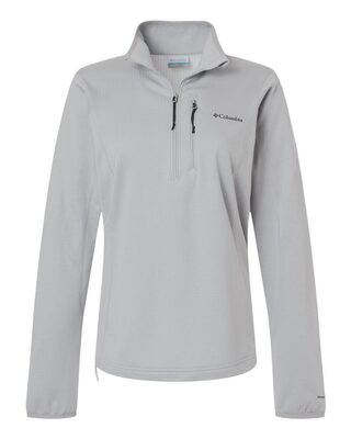 Ladies' Essential Hike Grid Fleece Half-Zip Pullover