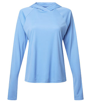 Ladies PFG Tidal Tee Hooded Long Sleeve