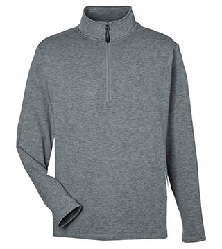 314B6 - Fairway Marbled Jersey Quarter-Zip Pullover