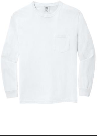 4410A - Unisex Heavyweight Ring Spun Long Sleeve Pocket Tee