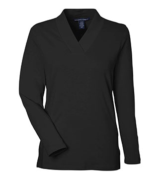 Ladies Raleigh Shawl Collar Knit Top