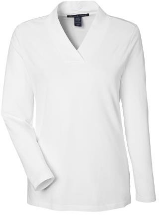 Ladies Raleigh Shawl Collar Knit Top