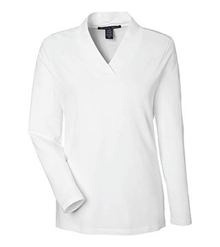 717B2 - Ladies Raleigh Shawl Collar Knit Top