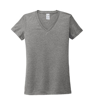 AL2018 - Ladies' Tri-Blend V-Neck Tee