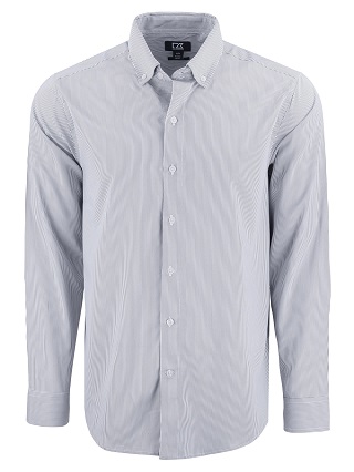 BCW00237 - Skyline Epic Confidence Recycled Pinstripe Big & Tall L/S Dress Shirt
