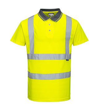 BLK24-S477 - Hi-Vis Short Sleeve Polo