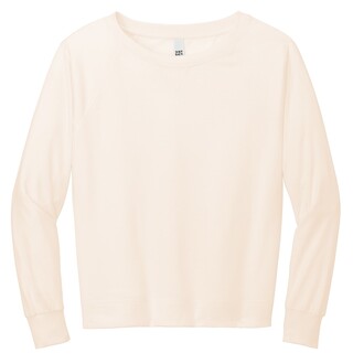DT672A - Ladies' Featherweight French Terry Long Sleeve Crewneck