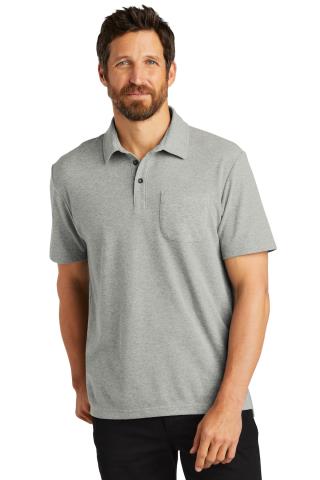 K868 - C-FREE Cotton Blend Pique Pocket Polo