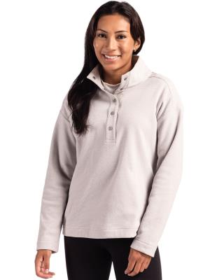 LCK00180 - Ladies Hunts Point Eco Textured Fleece Recycled Snap Pullover