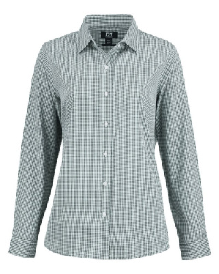 LCW00020 - Ladies' Skyline Epic Confidence Recycled Gingham Long Sleeve Dress Shirt