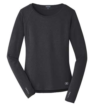 Ladies' Long Sleeve Pulse Crew