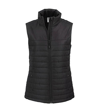 Ladies Clique Elevation Eco Full Zip Puffer Vest