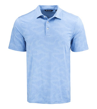 MCK01359 - Coastline Recycled Double Peached Camo Print Polo