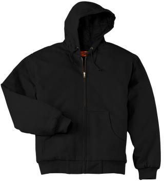 TLJ763H - Tall Duck Cloth Hooded Work Jacket