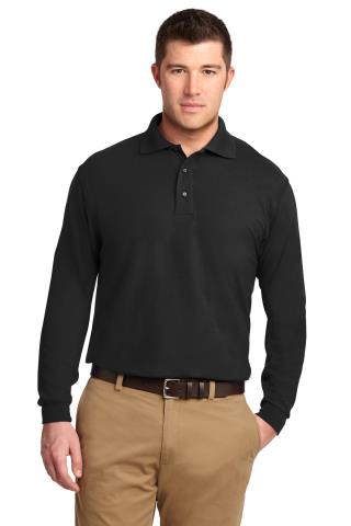 Tall Silk Touch Long Sleeve Polo