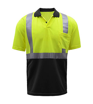 WR1-5003A - Class 2 Moisture Wicking Polo Shirt