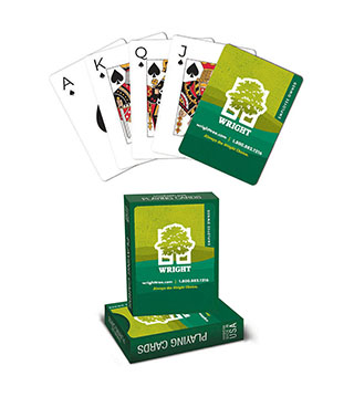 WR4-CU4CD - Eco-Friendly Custom Playing Cards